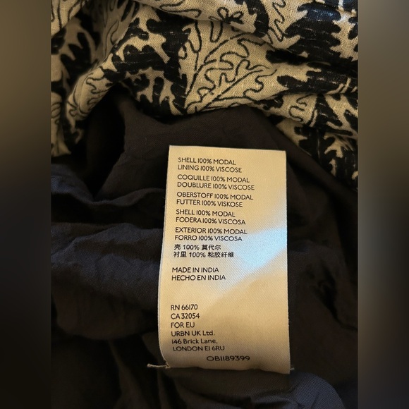 Marya Tiered Maxi Dress by Maeve for Anthropologie L Black Paisley - Picture 9 of 10